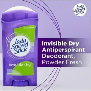 Lady Speed Stick Powder Fresh Invisible Dry Deodorant 39.6g