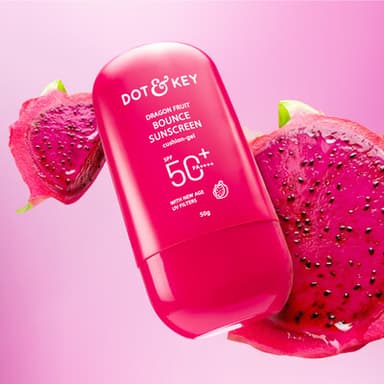 Dot And Key Dragon Fruit Bounce Sunscreen SPF 50+ PA++++ with New-Age UV Filters 50g
