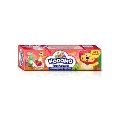 Kodomo Strawberry Flavour Anti Bacterial Early Dental Protection Toothepaste for Kids 80g