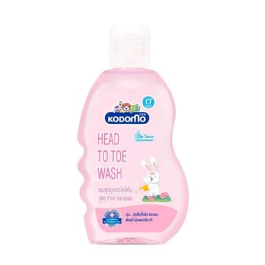 Kodomo Head to Toe Wash (Pink Hanabaki) 200ml