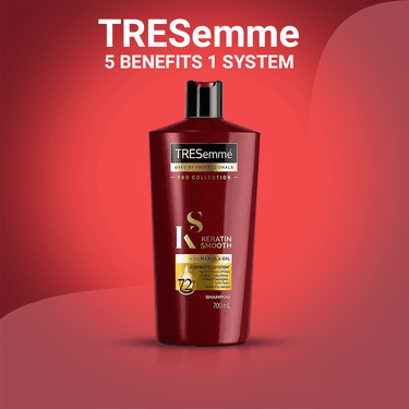Tresemme Keratin Smooth Shampoo with Marula Oil for Soft & Shiny Hair 700ml