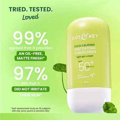 Dot and Key Skincare Cica Calming Mattifying Sunscreen SPF 50+ PA++++ 80g