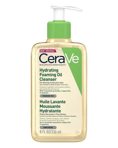 CeraVe Hydrating Foaming Cleansing Oil 236ml