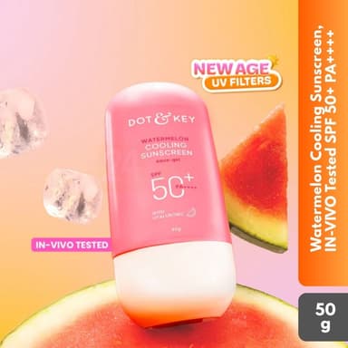 Dot and Key Watermelon Cooling Sunscreen SPF 50+ PA++++ with Hyaluronic Acid 50g