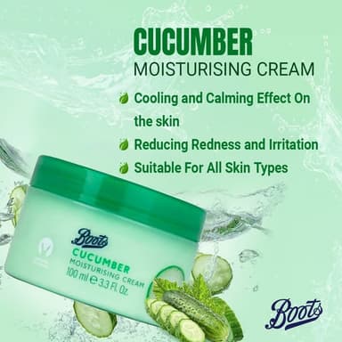 Boots Everyday Cucumber Moisturising Cream 100ml