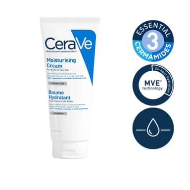 CeraVe Moisturising Cream For Dry to Very Dry Skin 177ml