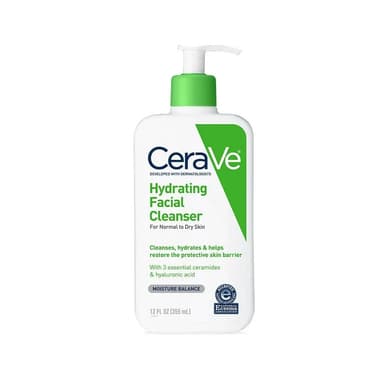 CeraVe Hydrating Facial Cleanser For Normal To Dry Skin 355ml