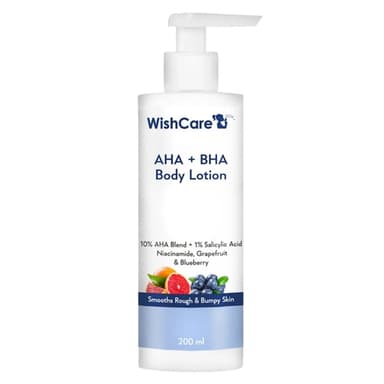 Wishcare AHA BHA Body Lotion with Niacinamide, Grapefruit & Blueberry 200ml