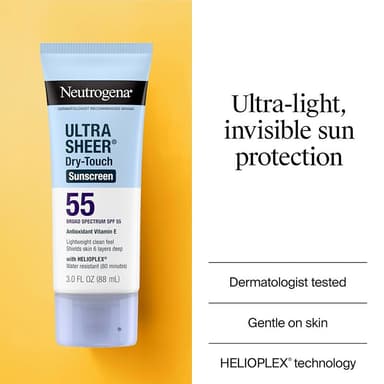 Neutrogena Ultra Sheer Dry-Touch Sunscreen SPF 55 88ml