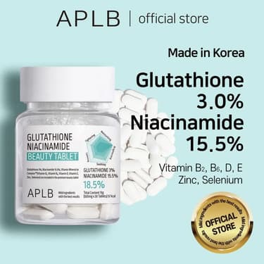 APLB Glutathione Niacinamide Beauty Tablet 500mg 30 Tablets