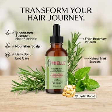 Mielle Rosemary Mint Scalp Hair Strengthening Oil 59ml