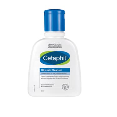 Cetaphil Oily Skin Cleanser For Combination to Oily, Sensitive Skin 125ml