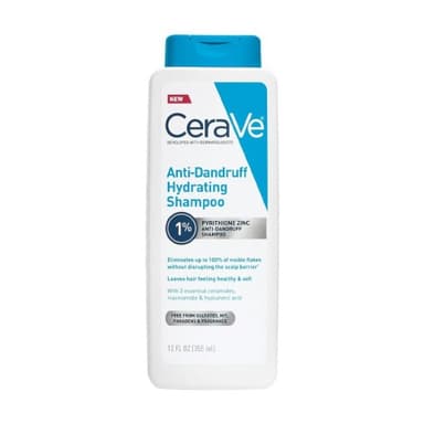 CeraVe 1% Anti-Dandruff Hydrating Shampoo 355ml