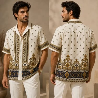 Italian Heritage Print Shirt