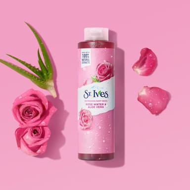 St. Ives Refreshing Body Wash Rose Water And Aloe Vera 650ml