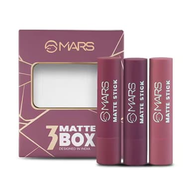 MARS Matte Lipsticks Box Set Shade - 3 Plums