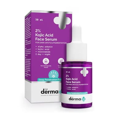 The Derma Co 2% Kojic Acid Face Serum for Dark Spots & Pigmentation 30ml