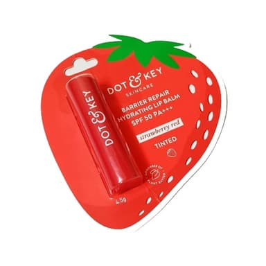 Dot and Key Barrier Repair Hydrating Tinted Lip Balm SPF 50 PA+++ Cherry Crimson 4.5g