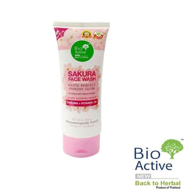 Bio Active Sakura Face wash Hyaluron For All Skin Type 70g