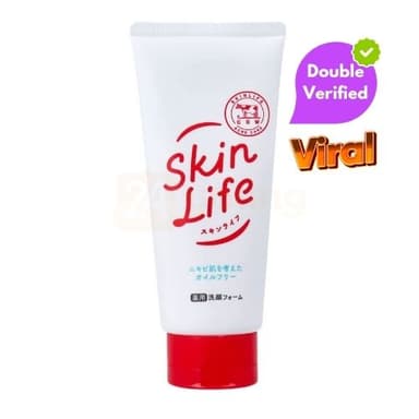 Cow brand Skin Life Facial Cleansing Foam Medicated Acne Care 130g